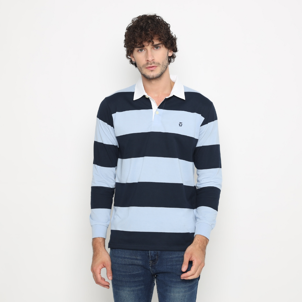 Retro Collegiate Stripe Polo Collection – Pack of 4