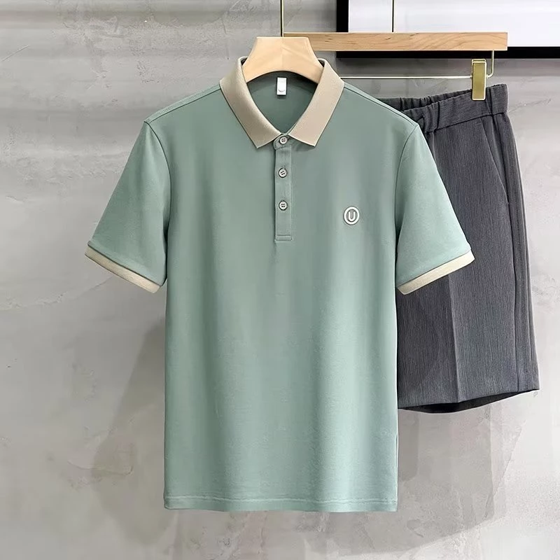 LUXE CASUAL CONTRAST POLO SET (Pack of 4)
