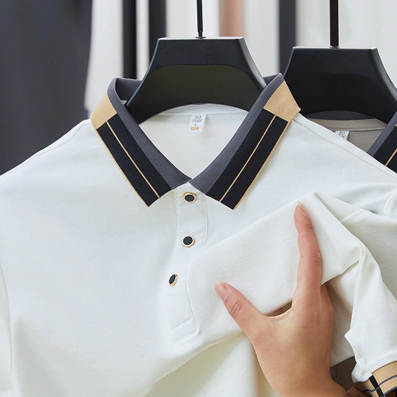 ROYAL STRIPE COLLAR POLO SET (Pack of 4)