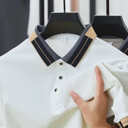 ROYAL STRIPE COLLAR POLO SET (Pack of 4)