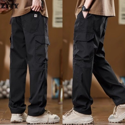 Men’s Durable Workwear Cargo Pants – Pack of 2