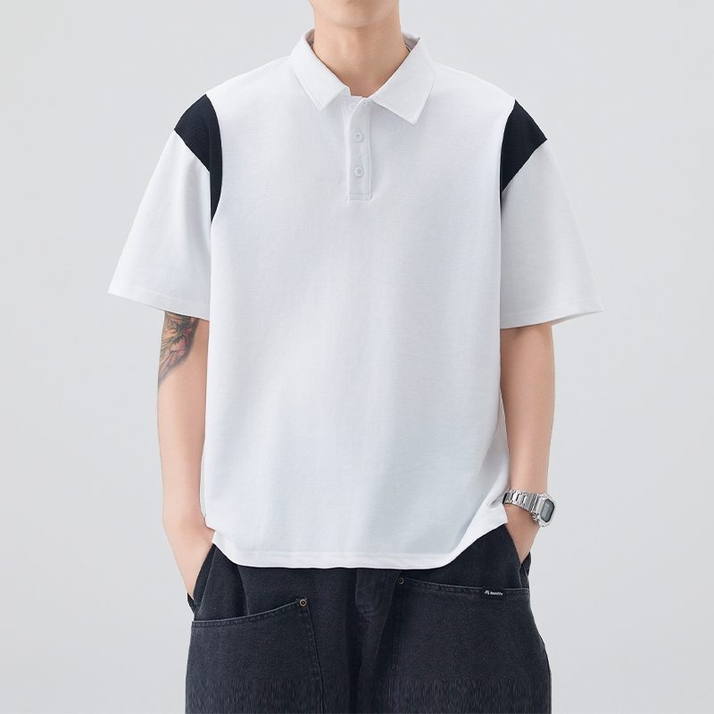 Color Block Shoulder Quad