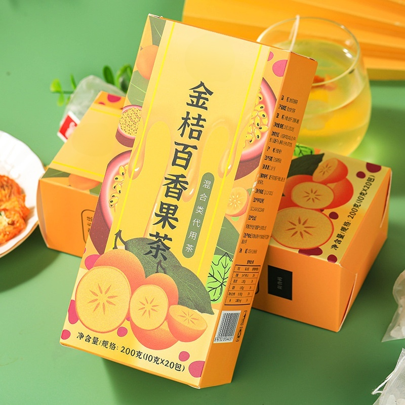 金桔百香果茶