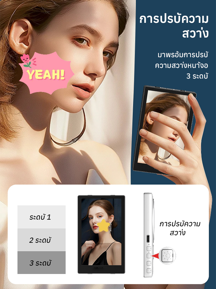 【ความละเอียดสูง】หน้าจอเซลฟี่ที่มีกล้องหลังแบบแม่เหล็กสำหรับโทรศัพท์มือถือ