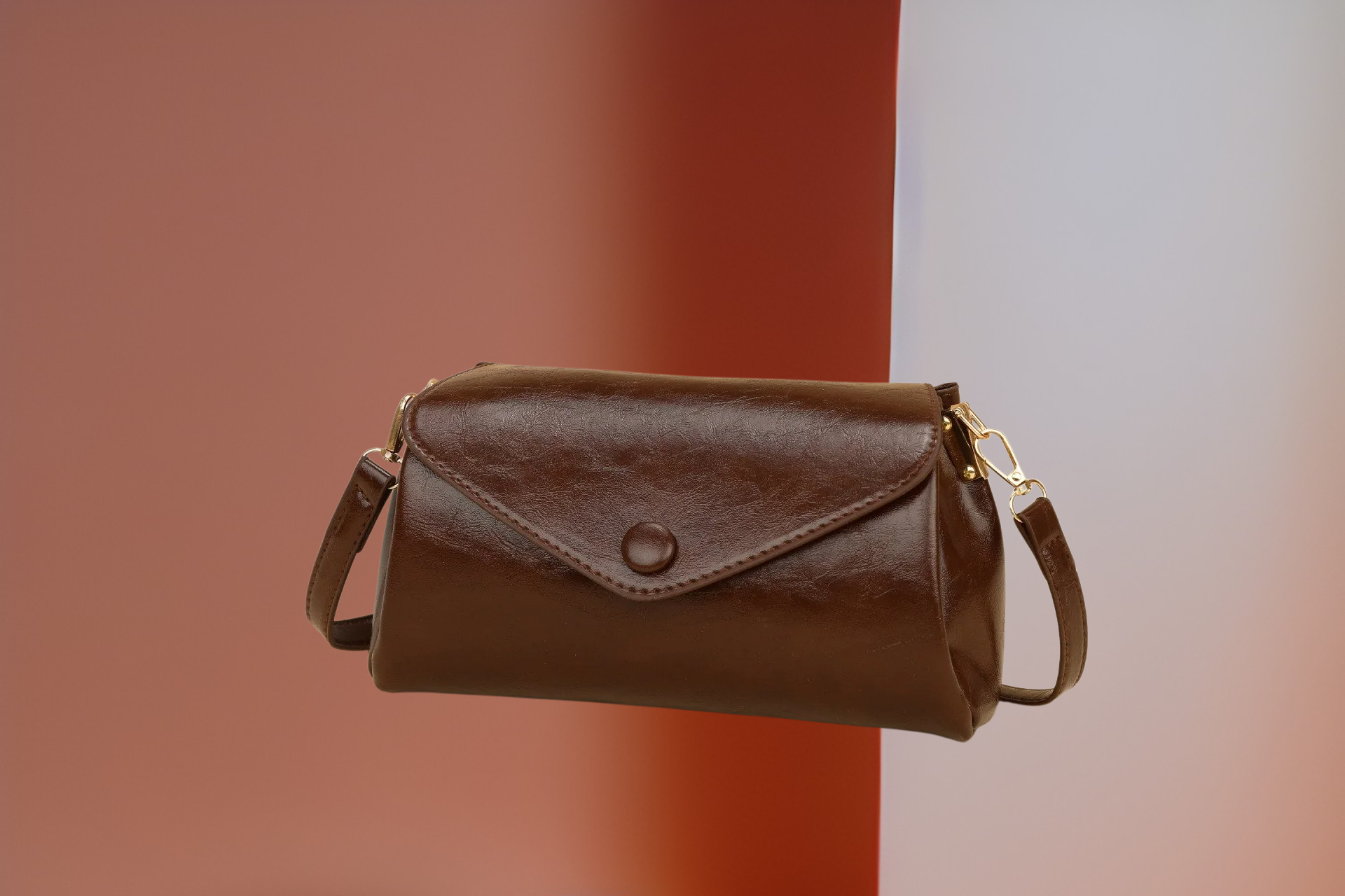 กระเป๋าสะพายข้างแฟชั่นเรียบง่าย