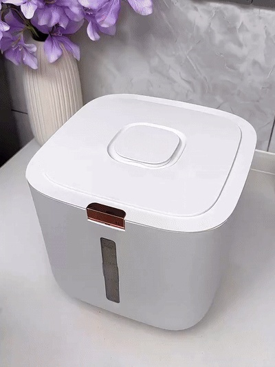 ถังเก็บข้าวแป้งสาลีกันแมลงกันชื้นแบบปิดผนึก 