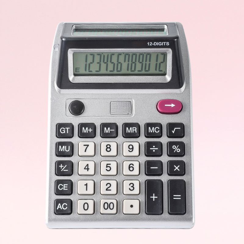 12หลัก เครื่องคิดเลข2จอ