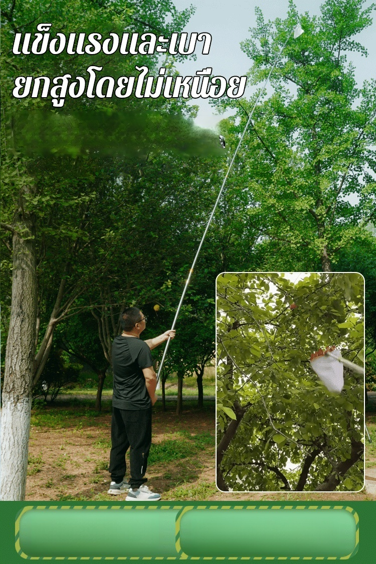 ตะกร้อสอยผลไม้แบบยืดไสลด์