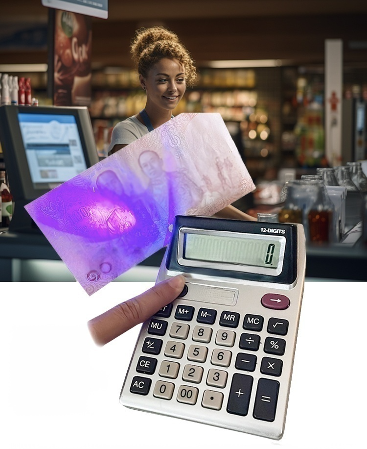 12หลัก เครื่องคิดเลข2จอ