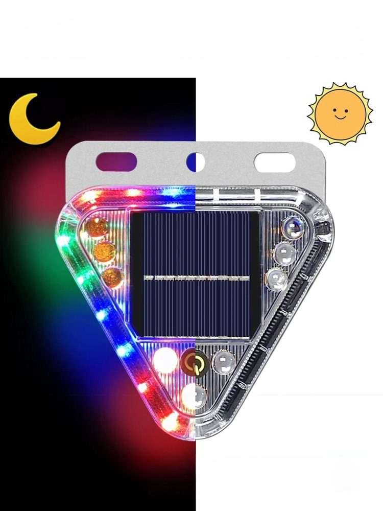 ไฟเตือนพลังงานแสงอาทิตย์อัตโนมัติไฟกระพริบกันชนท้ายรถ