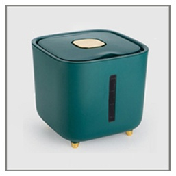 ถังเก็บข้าวแป้งสาลีกันแมลงกันชื้นแบบปิดผนึก 