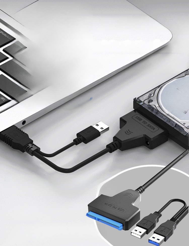 เสียบแล้วก็ใช้ได้ฮาร์ดไดรฟ์เปลี่ยนเป็นแฟลชไดรฟ์ อะแดปเตอร์ไดรฟ์โซลิดสเตท 