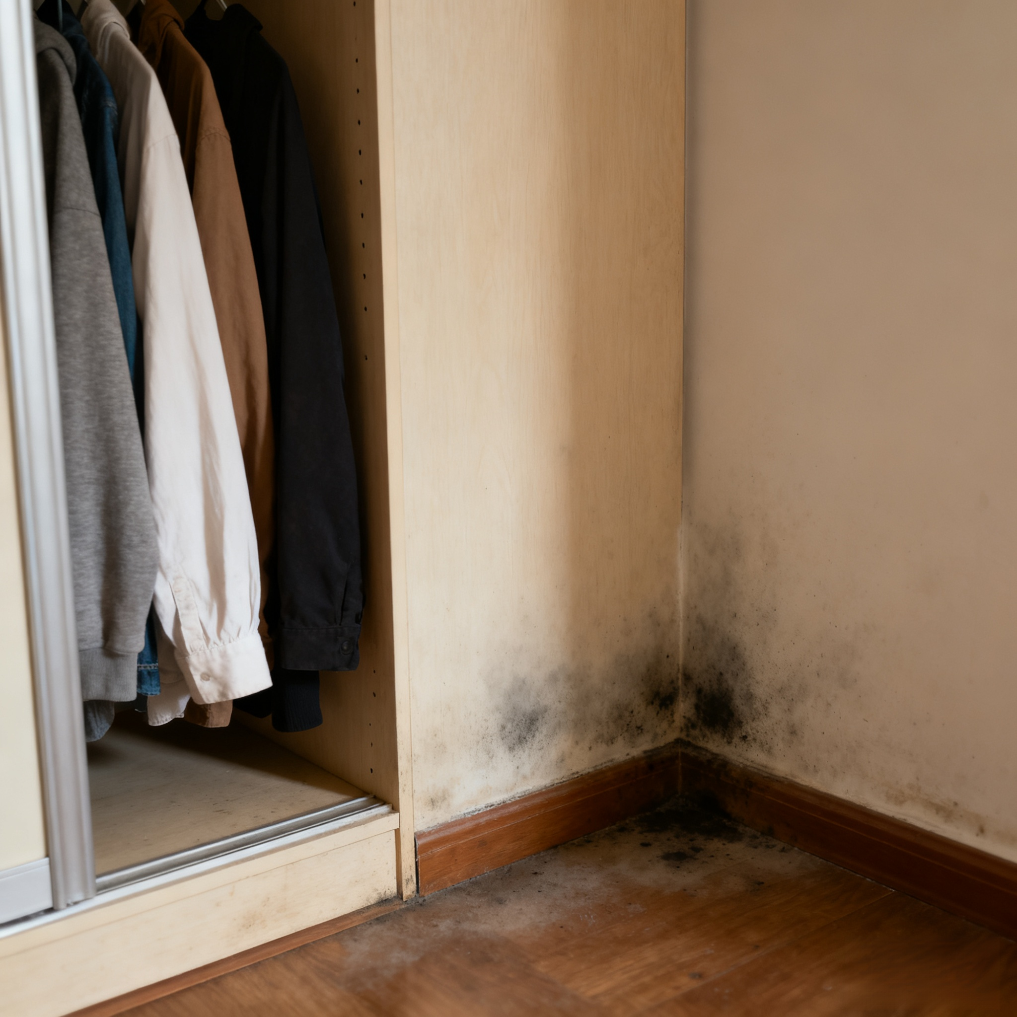 【ฉีดเดียวสะอาด】  น้ำยาล้างราแรงสูงเห็นผลทันที