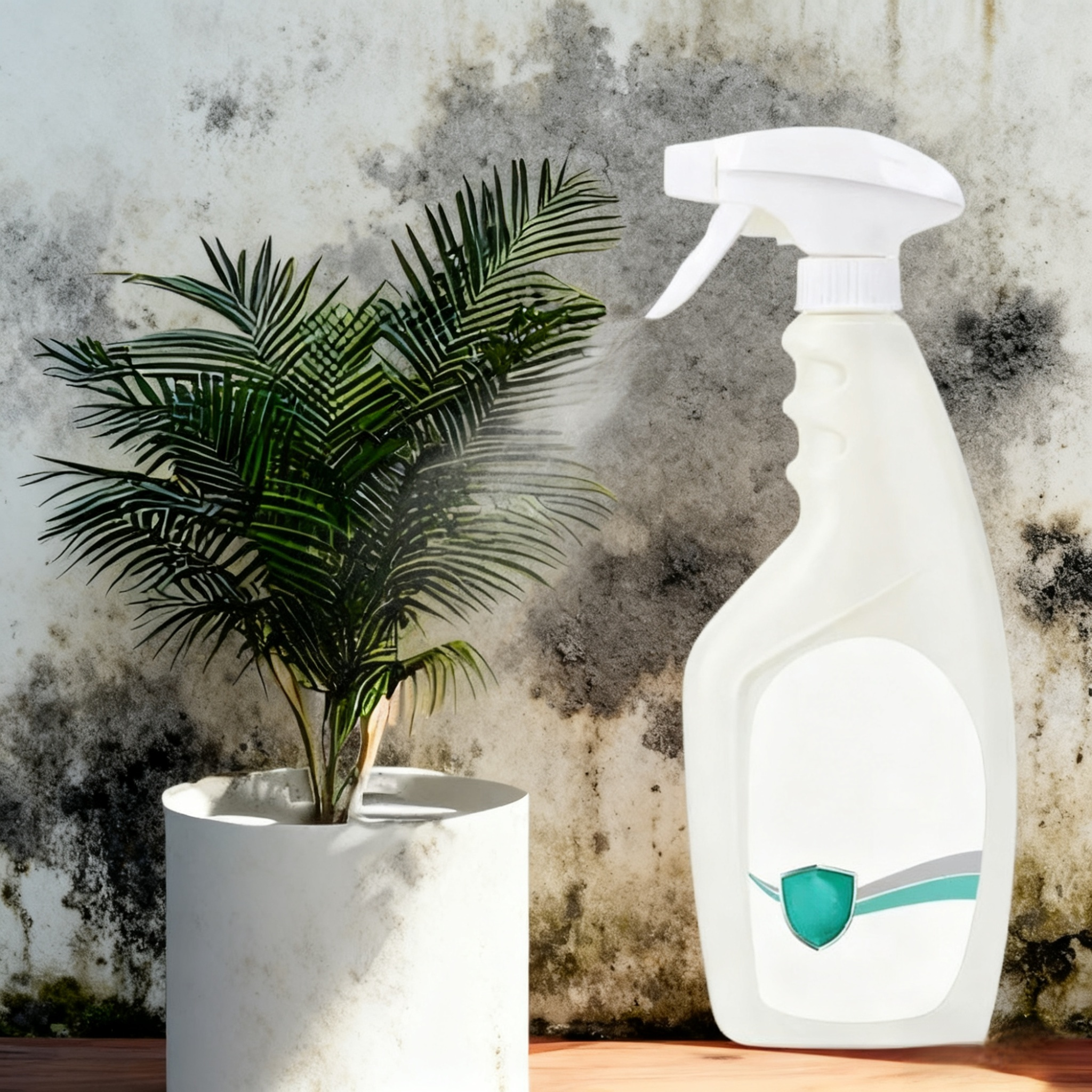 【ฉีดเดียวสะอาด】  น้ำยาล้างราแรงสูงเห็นผลทันที