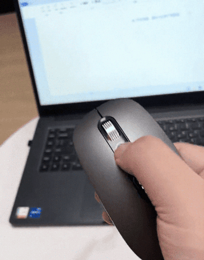 【แปลงเสียงเป็นข้อความและแปลหลายภาษา】เมาส์ไร้สาย