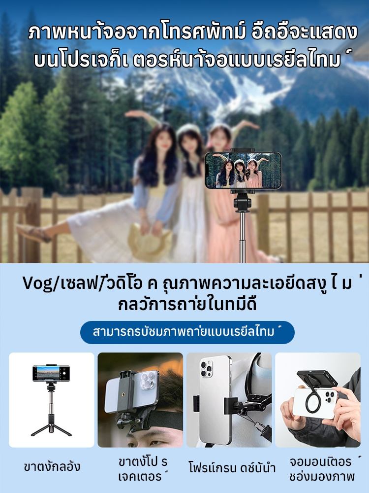 【ความละเอียดสูง】หน้าจอเซลฟี่ที่มีกล้องหลังแบบแม่เหล็กสำหรับโทรศัพท์มือถือ