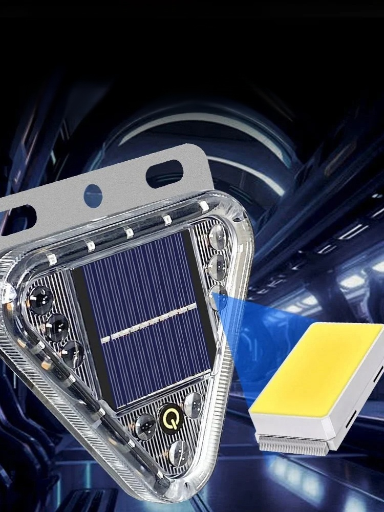 ไฟเตือนพลังงานแสงอาทิตย์อัตโนมัติไฟกระพริบกันชนท้ายรถ