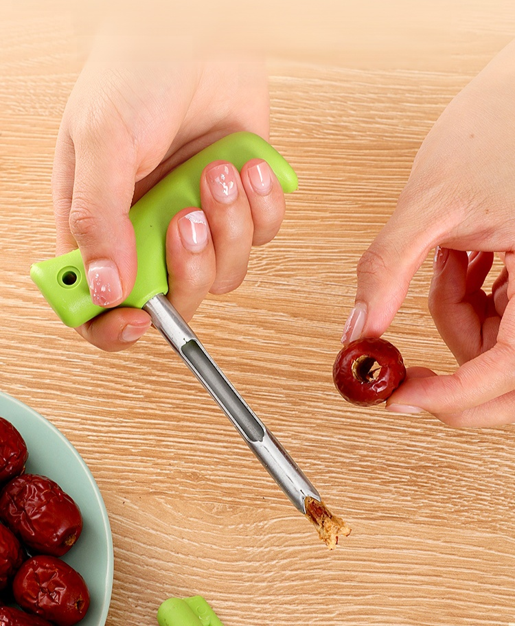 ชุดเครื่องมือคว้านผลไม้สแตนเลสด้ามจับพีพี