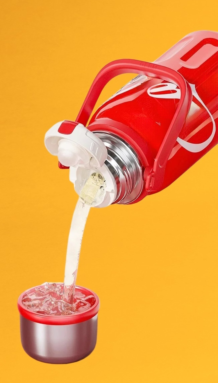 กระบอกน้ำโคล่าเก็บความร้อนและความเย็น ความจุใหญ่