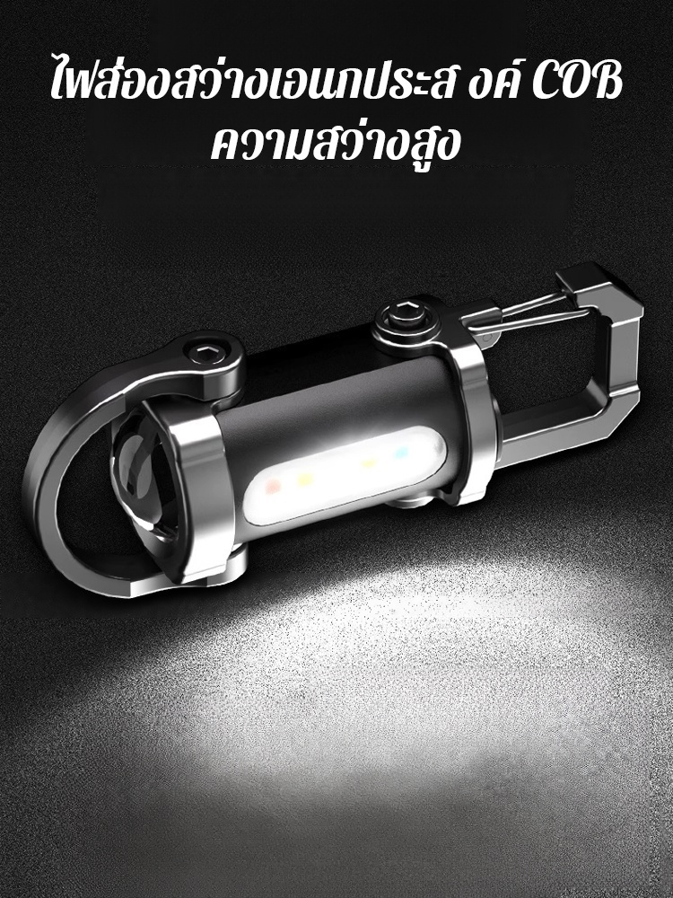 【สามในหนึ่งอเนกประสงค์】ไฟฉุกเฉิน ไฟฉาย พาวเวอร์แบงค์