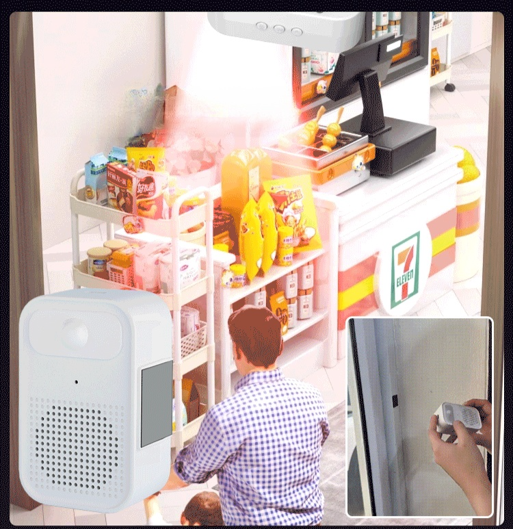 【บันทึกเสียงได้】เครื่องเตือนด้วยเสียงแบบเหนี่ยวนำร่างกายมนุษย์