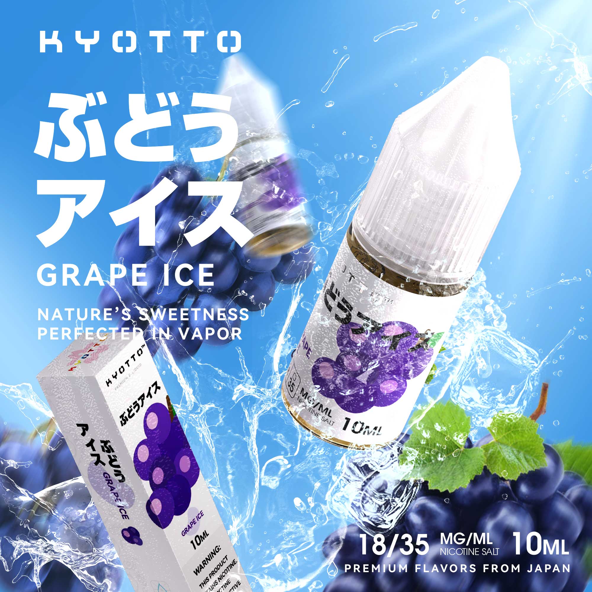 Grape Ice E-liquid 10ml