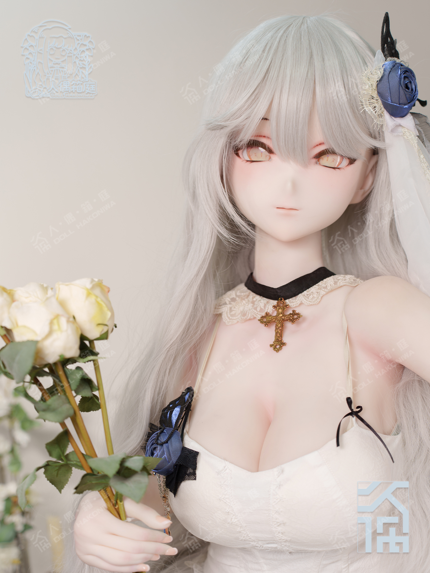 DOLL HAKONIWA Asebi ASB03 soft silicone moveable mouth ASB160 soft life-size body custom anime makeup original eye doll bjd