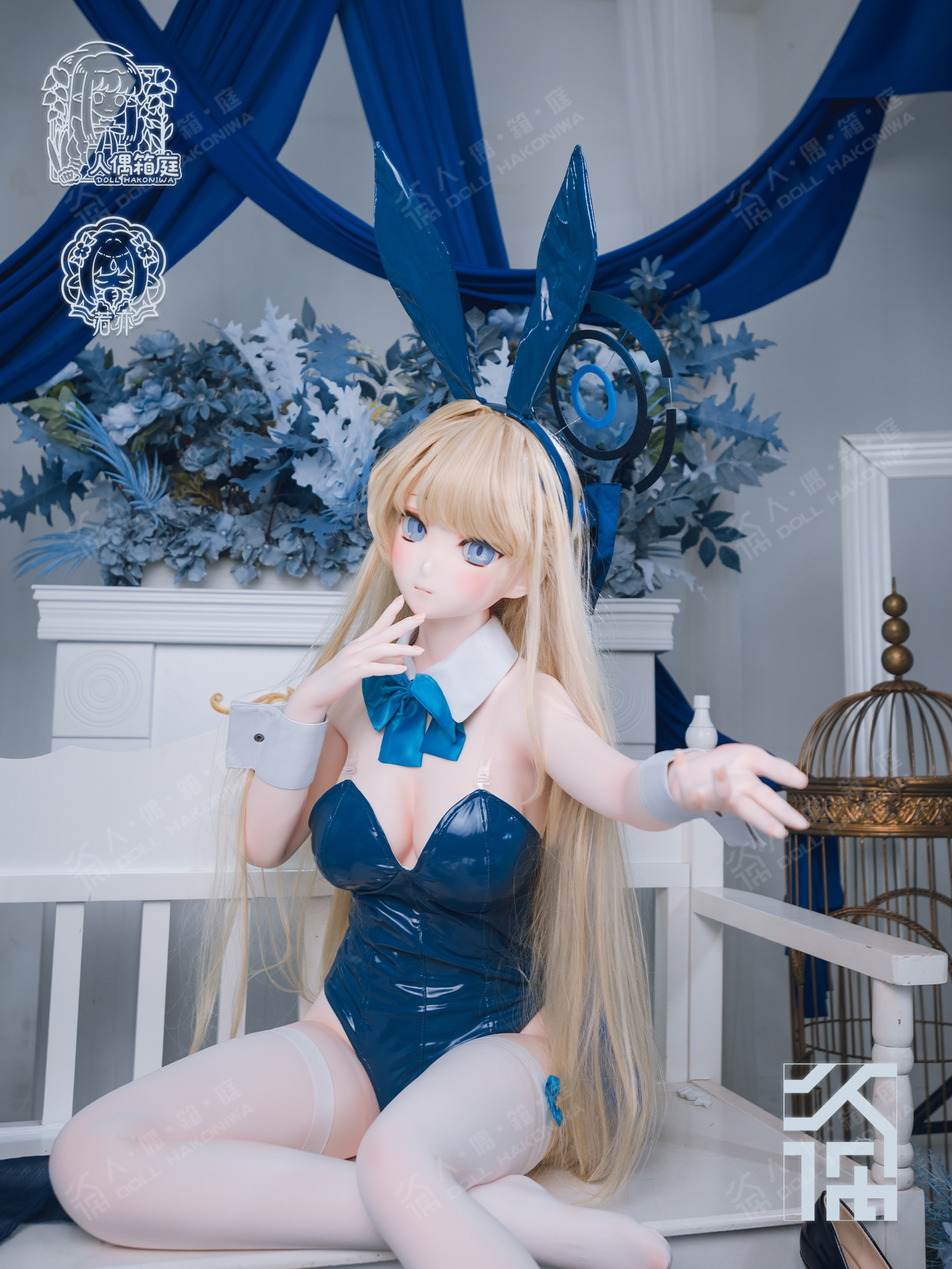 DOLL HAKONIWA Blue Archive Asuma Toki bunny girl doujin cos 1:1 life sized doll figure customization anime bjd