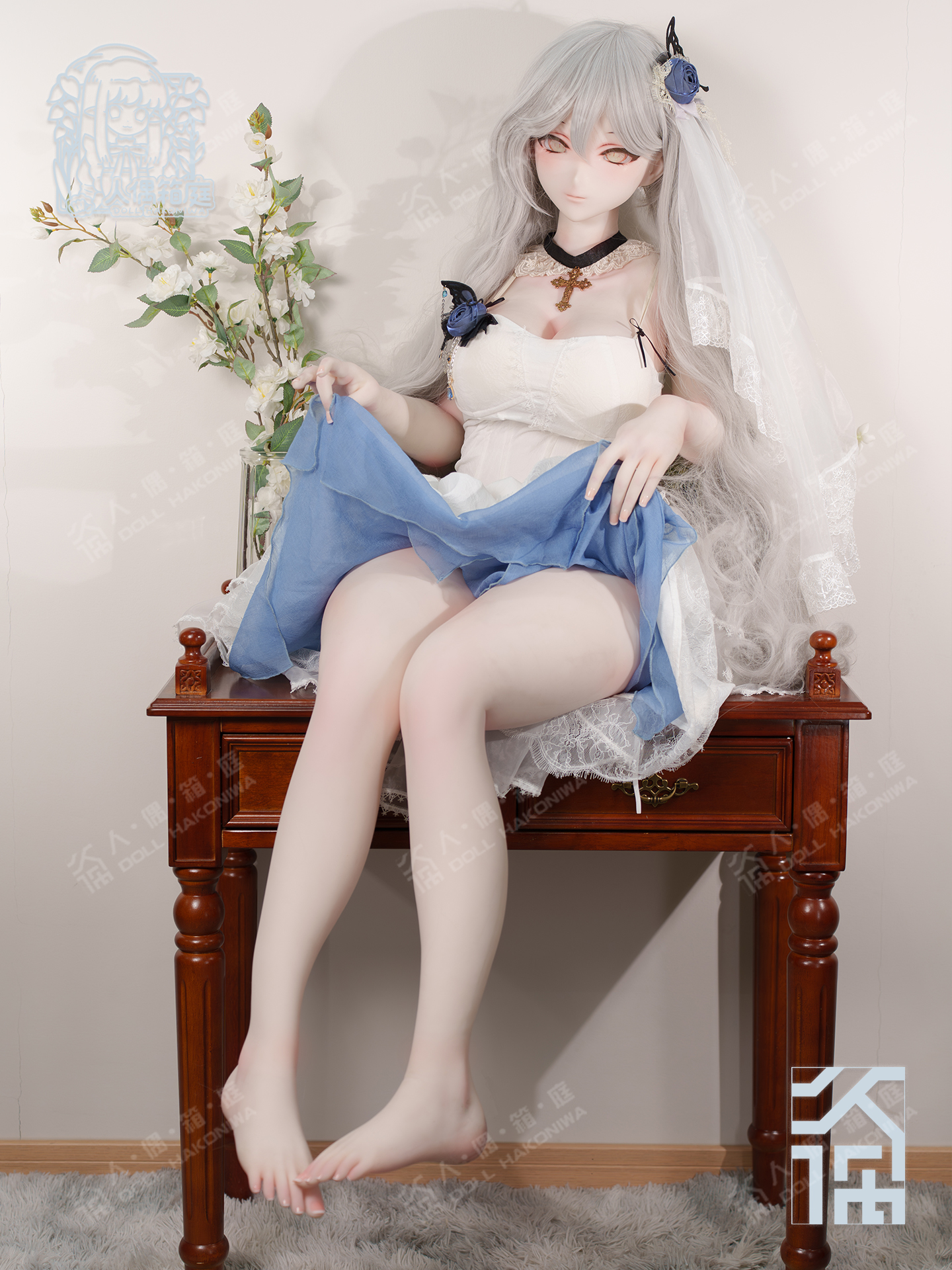 DOLL HAKONIWA Asebi ASB03 soft silicone moveable mouth ASB160 soft life-size body custom anime makeup original eye doll bjd