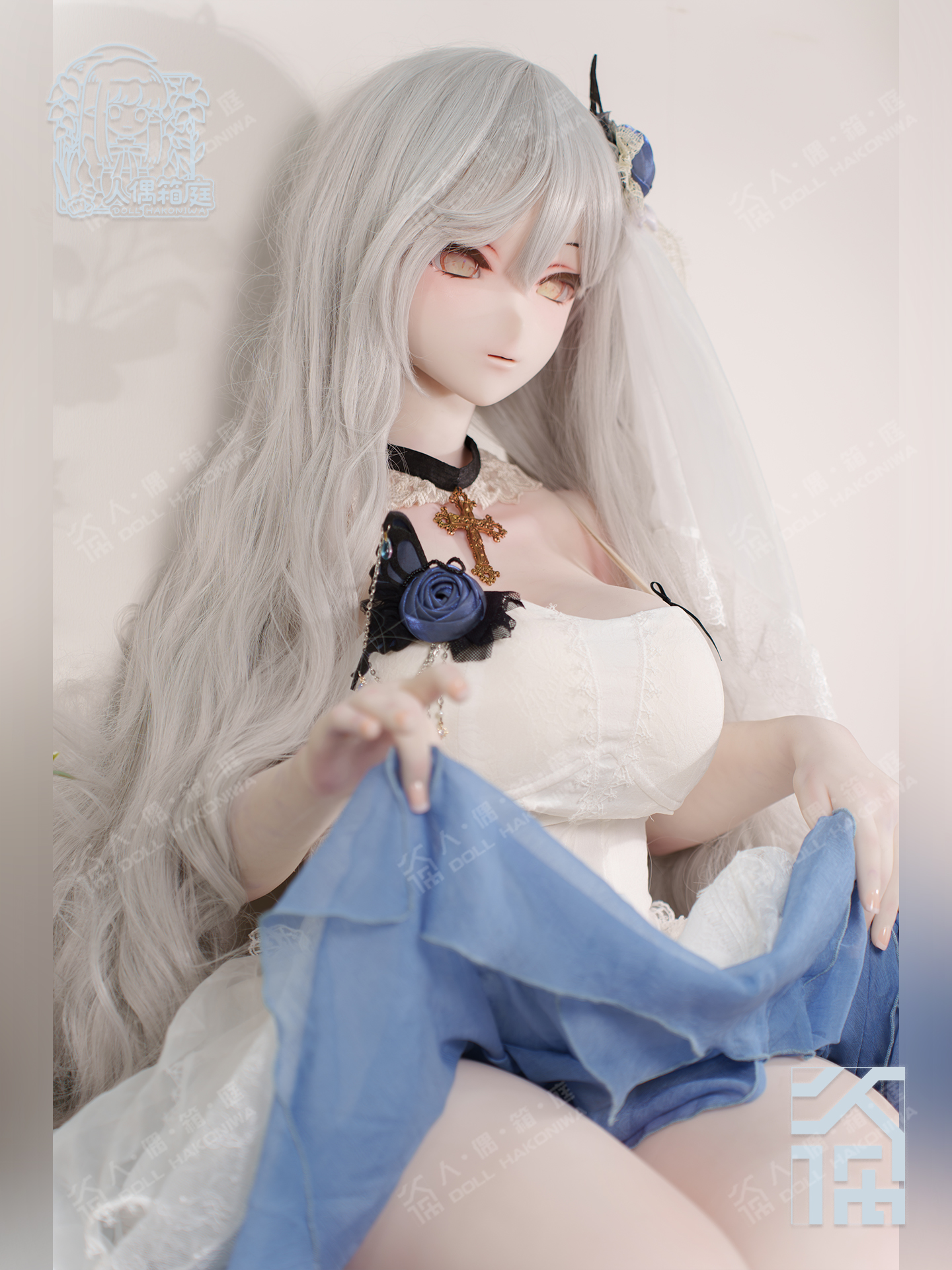 DOLL HAKONIWA Asebi ASB03 soft silicone moveable mouth ASB160 soft life-size body custom anime makeup original eye doll bjd