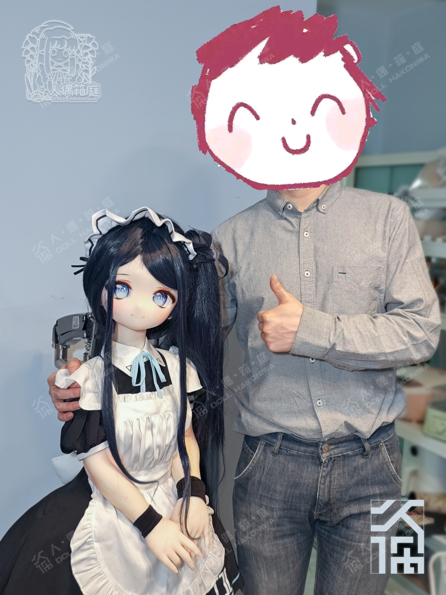 DOLL HAKONIWA Blue Archive doujin cos Maid Alice 1:1 life sized doll figure customization anime bjd