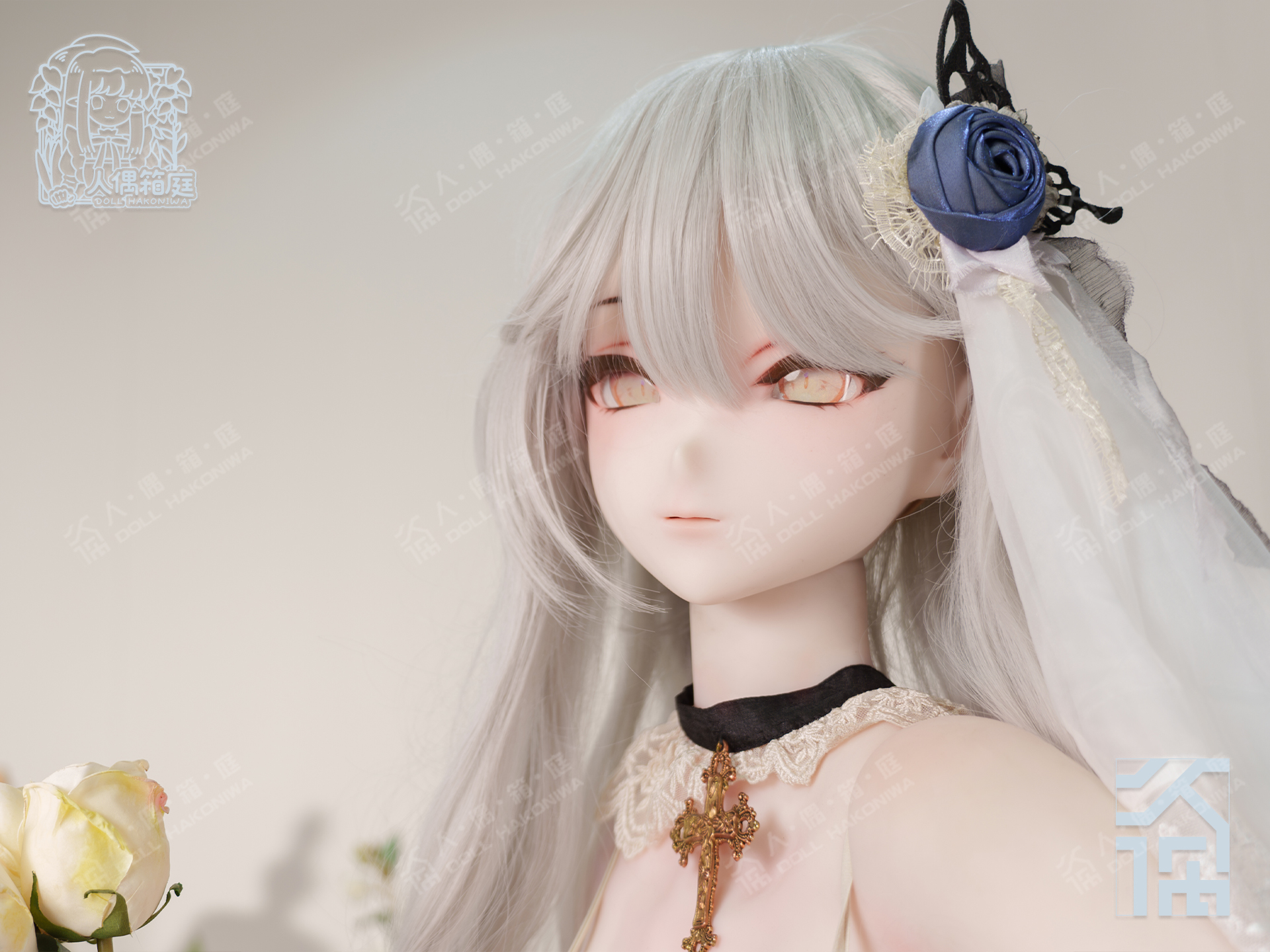 DOLL HAKONIWA Asebi ASB03 soft silicone moveable mouth ASB160 soft life-size body custom anime makeup original eye doll bjd
