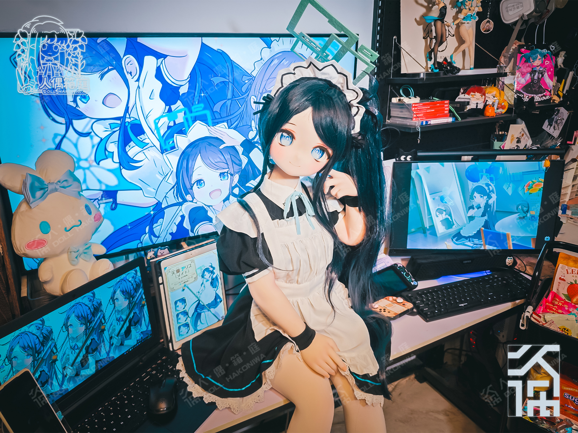 DOLL HAKONIWA Blue Archive doujin cos Maid Alice 1:1 life sized doll figure customization anime bjd