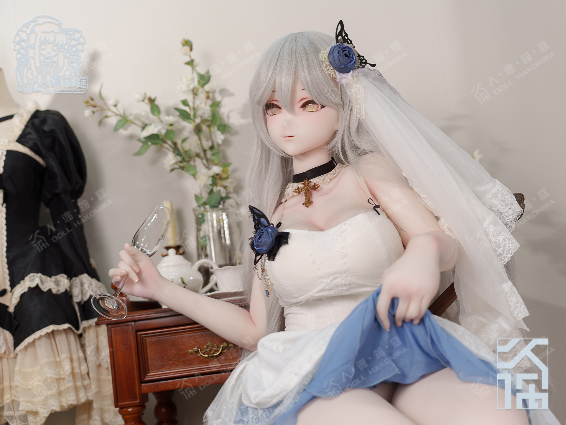 DOLL HAKONIWA Asebi ASB03 soft silicone moveable mouth ASB160 soft life-size body custom anime makeup original eye doll bjd