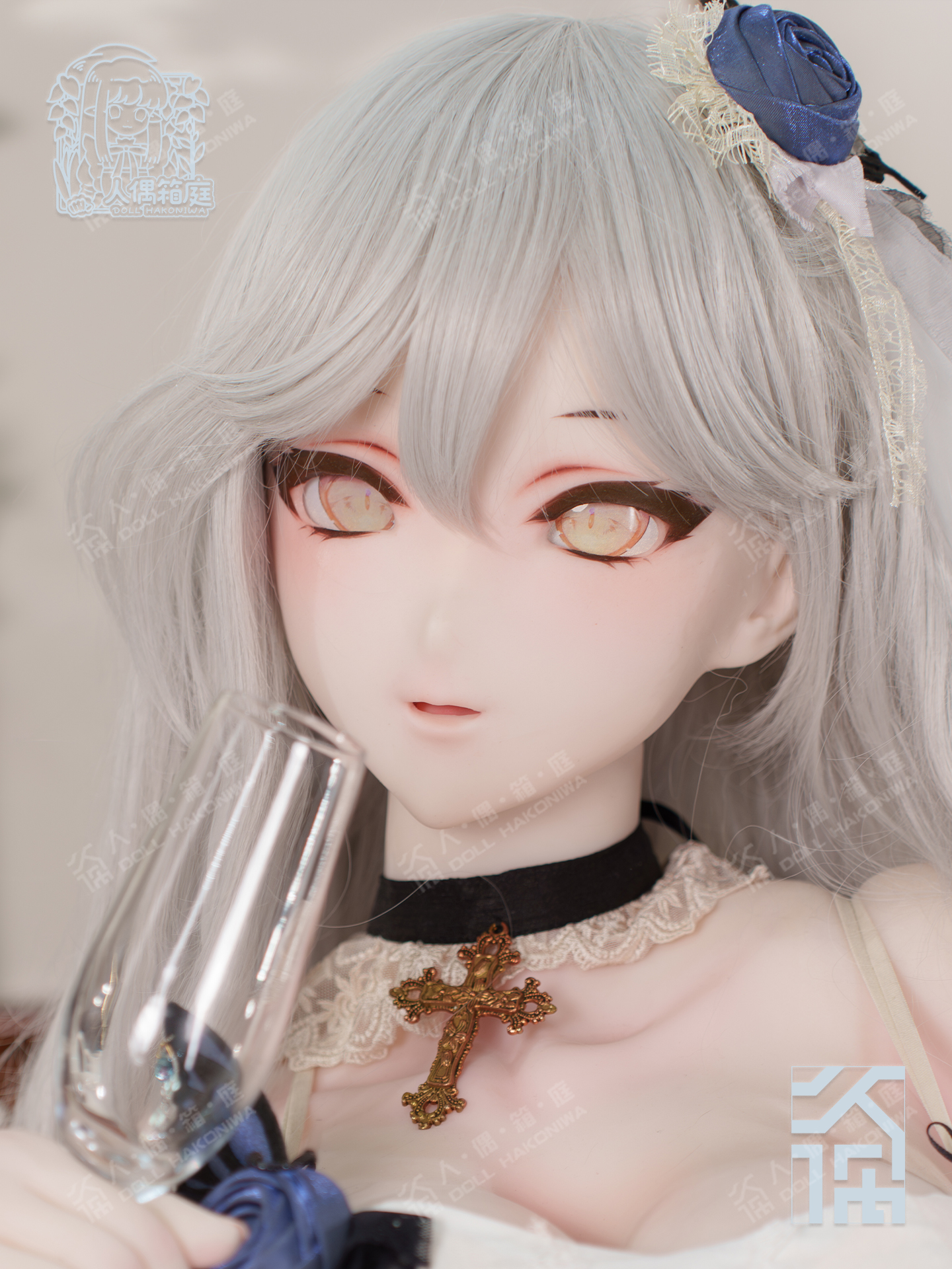 DOLL HAKONIWA Asebi ASB03 soft silicone moveable mouth ASB160 soft life-size body custom anime makeup original eye doll bjd