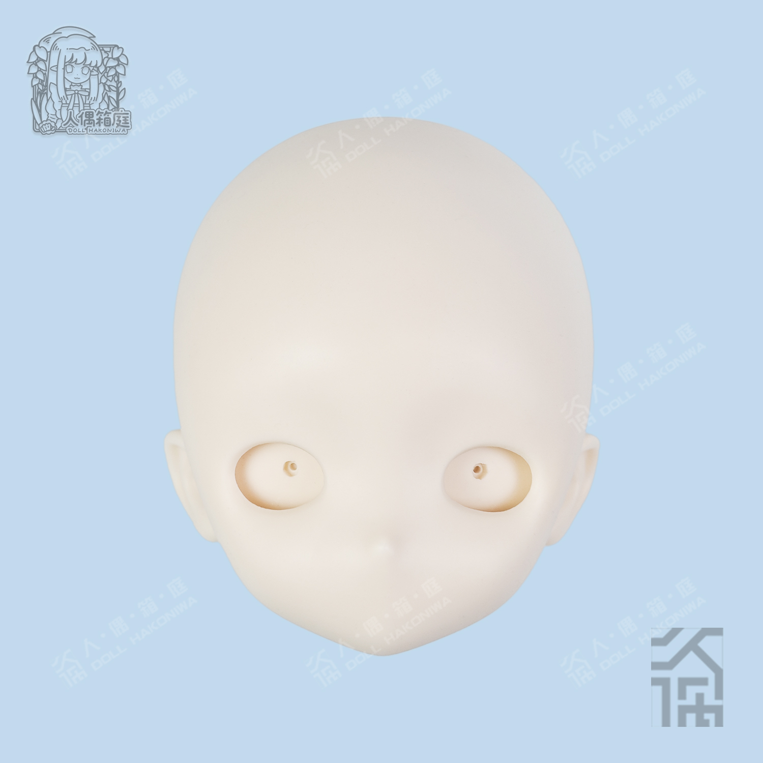 DOLL HAKONIWA NN01 Nana soft silicone life-size no makeup doll head anime doll accessory figure bjd 人形箱庭NN01奈奈ソフトシリコン一分等身大無メイクヘッド二次元アニメドール付属品フィギュアＢＪＤ