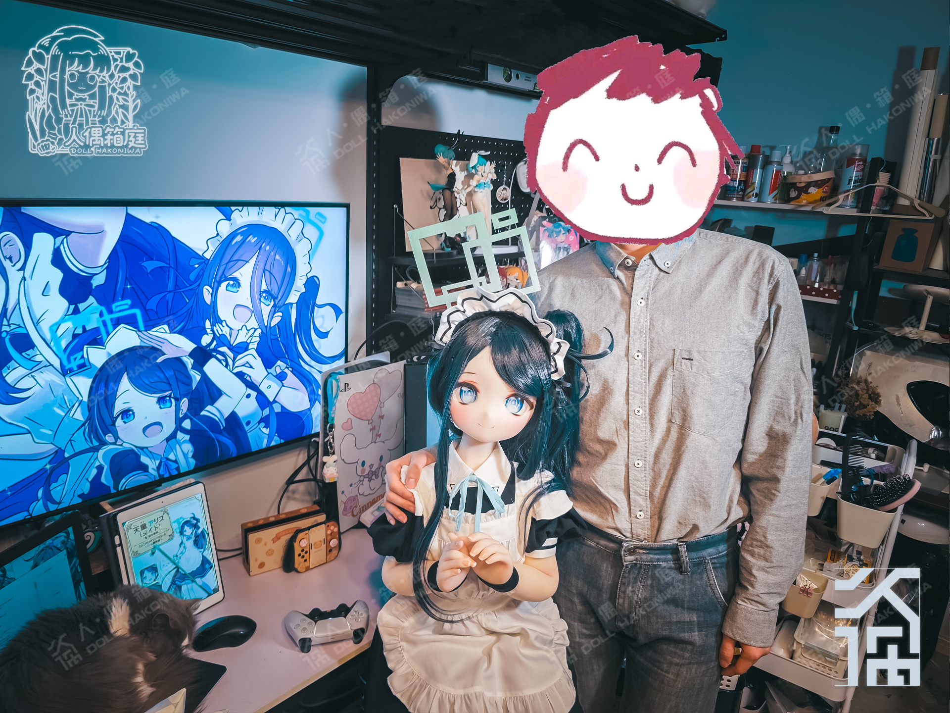 DOLL HAKONIWA Blue Archive doujin cos Maid Alice 1:1 life sized doll figure customization anime bjd