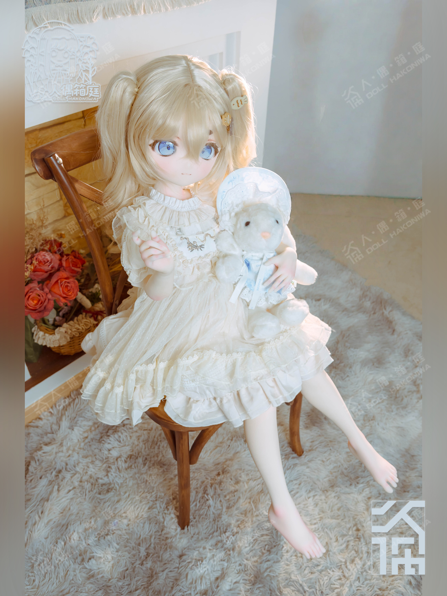 DOLL HAKONIWA NN01 soft silicone head CO108 TPE life-size body custom anime makeup original eye doll bjd
