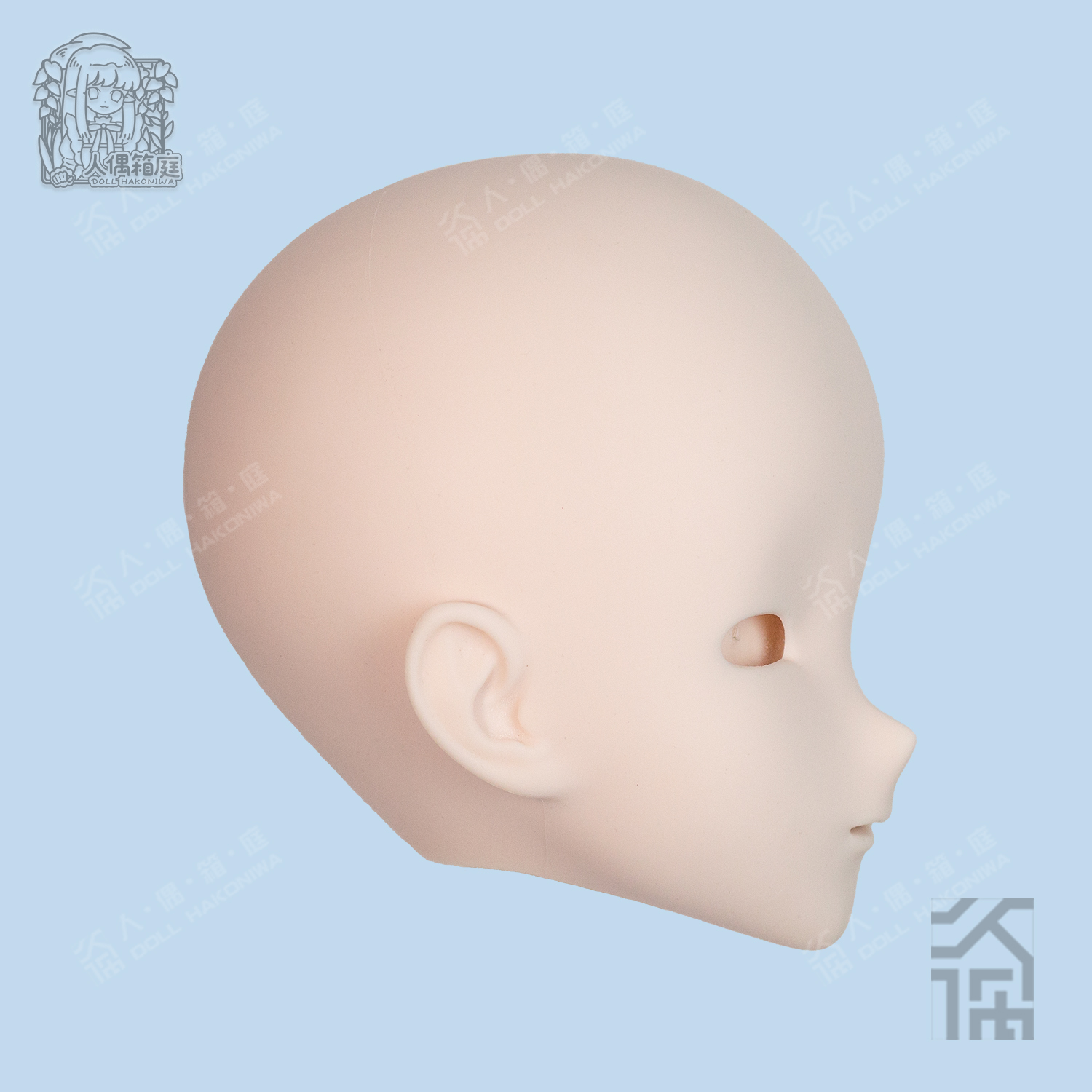 DOLL HAKONIWA ASB03 Asebi soft silicone moveable mouth life-size no makeup doll head anime doll accessory figure bjd