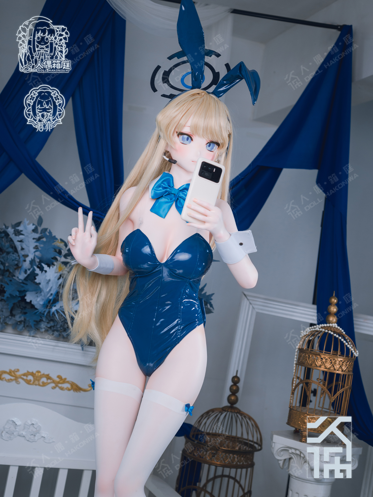 DOLL HAKONIWA Blue Archive Asuma Toki bunny girl doujin cos 1:1 life sized doll figure customization anime bjd