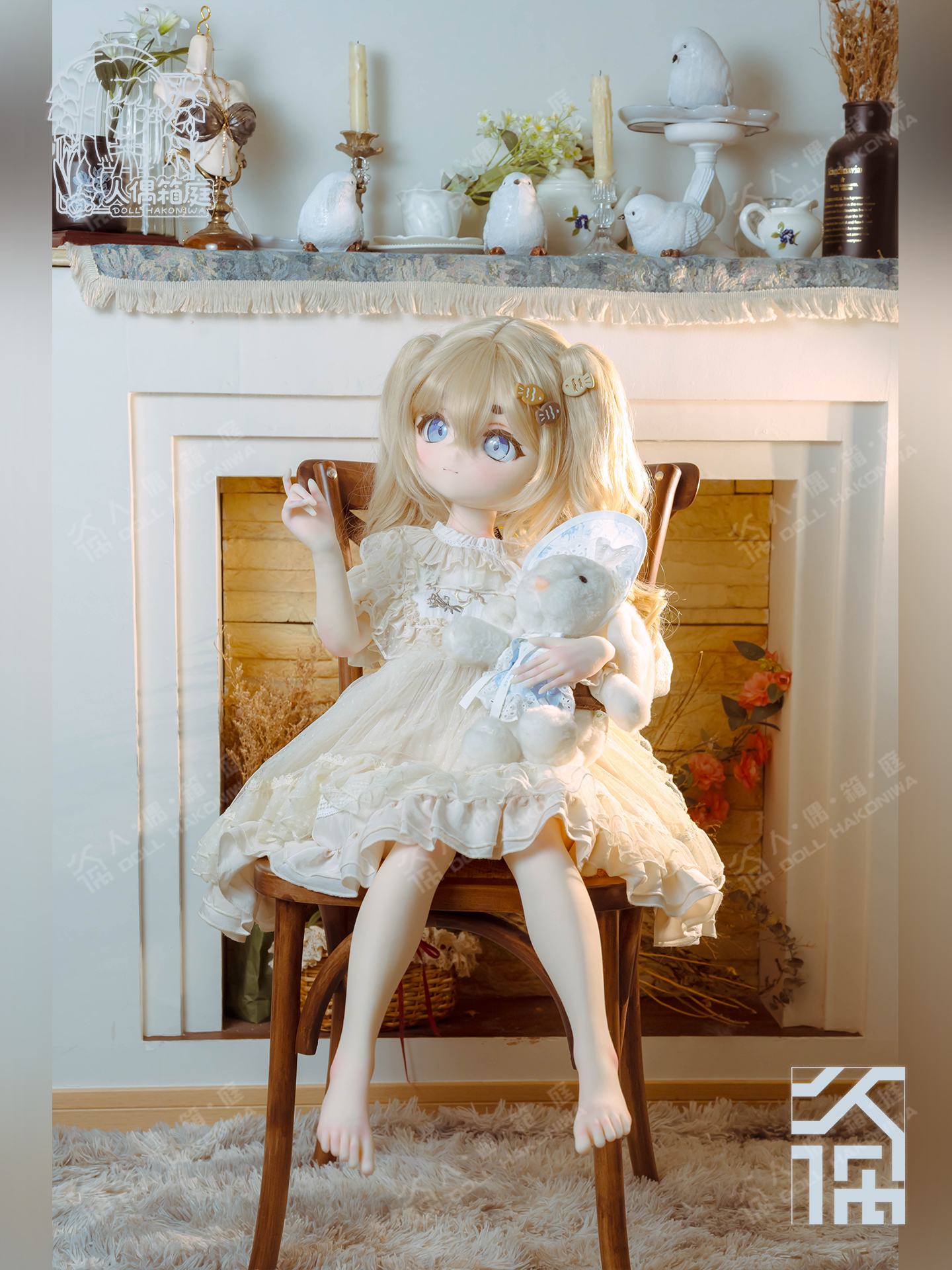 DOLL HAKONIWA NN01 soft silicone head CO108 TPE life-size body custom anime makeup original eye doll bjd