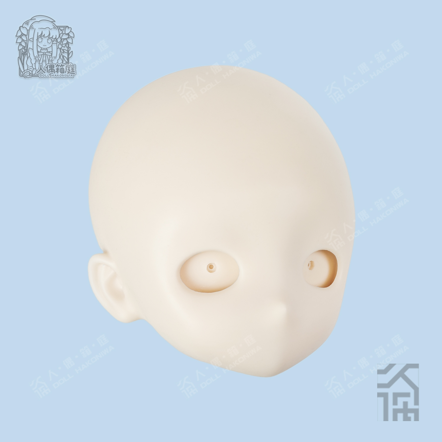 DOLL HAKONIWA NN01 Nana soft silicone life-size no makeup doll head anime doll accessory figure bjd 人形箱庭NN01奈奈ソフトシリコン一分等身大無メイクヘッド二次元アニメドール付属品フィギュアＢＪＤ