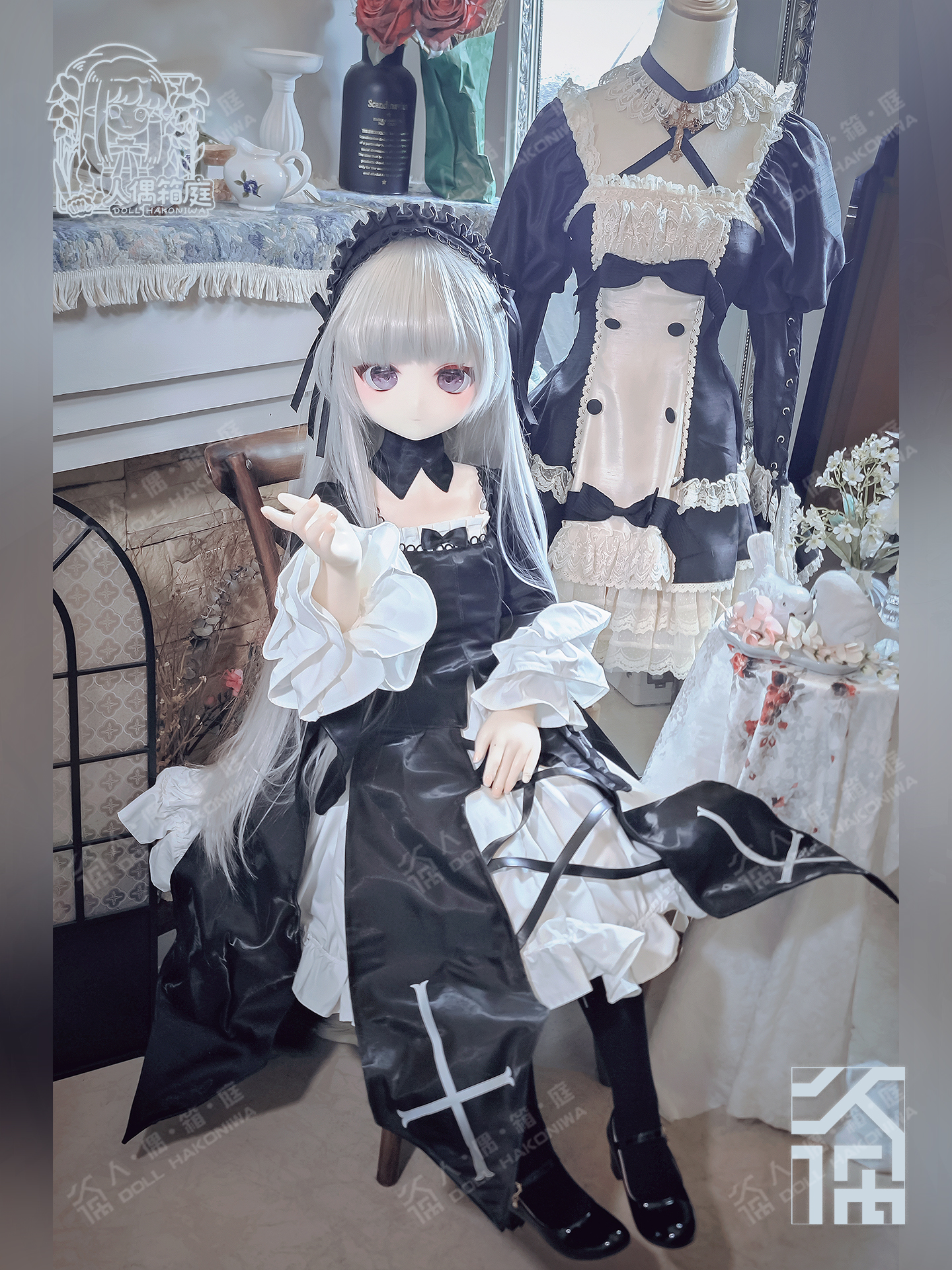 [Copy]DOLL HAKONIWA Rozen Maiden doujin cos Mercury Lampe 1:1 life sized doll figure customization anime bjd