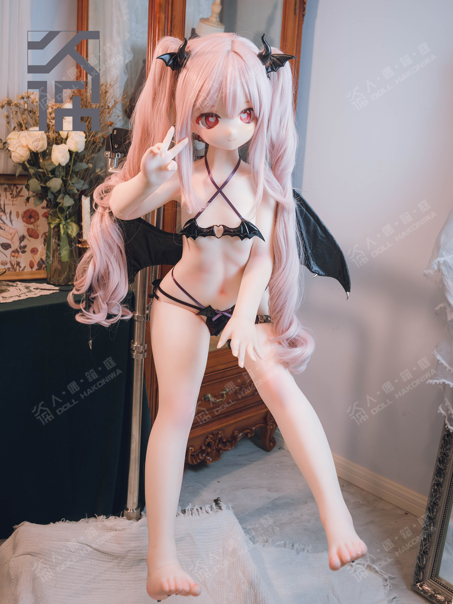 DOLL HAKONIWA Nana NN01 soft silicone head NN126 TPE silicone life-size body custom anime makeup original eye doll bjd