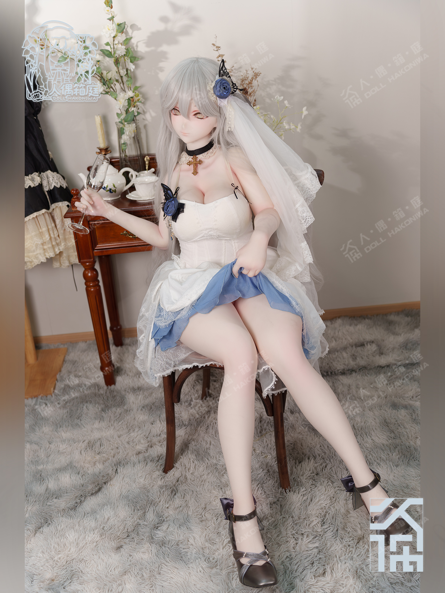 DOLL HAKONIWA Asebi ASB03 soft silicone moveable mouth ASB160 soft life-size body custom anime makeup original eye doll bjd