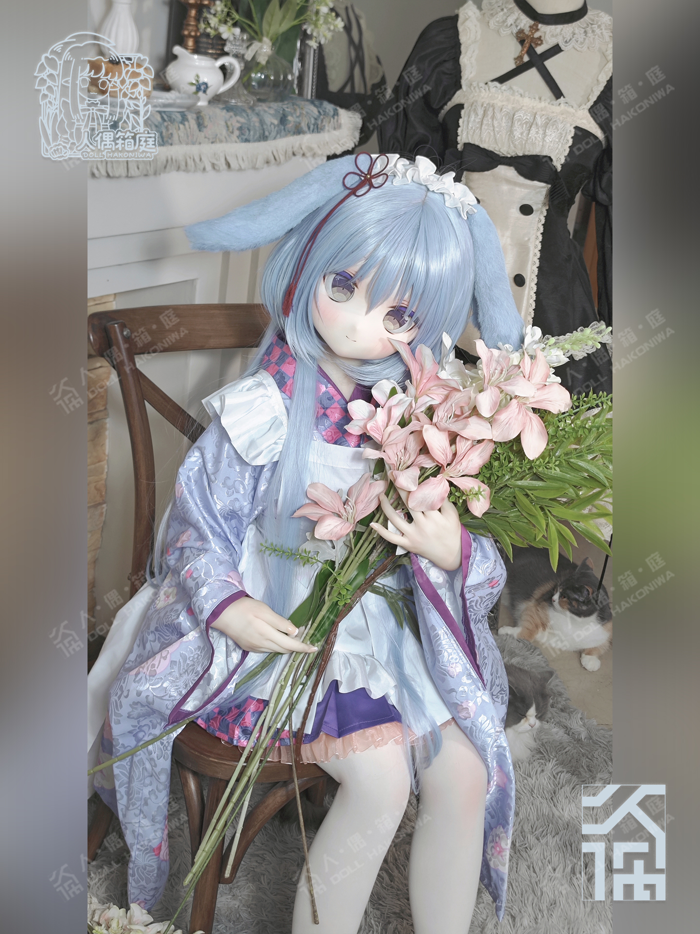 DOLL HAKONIWA Amachoco2 doujin cos Momose Kaguya 1:1 life sized doll figure customization anime bjd