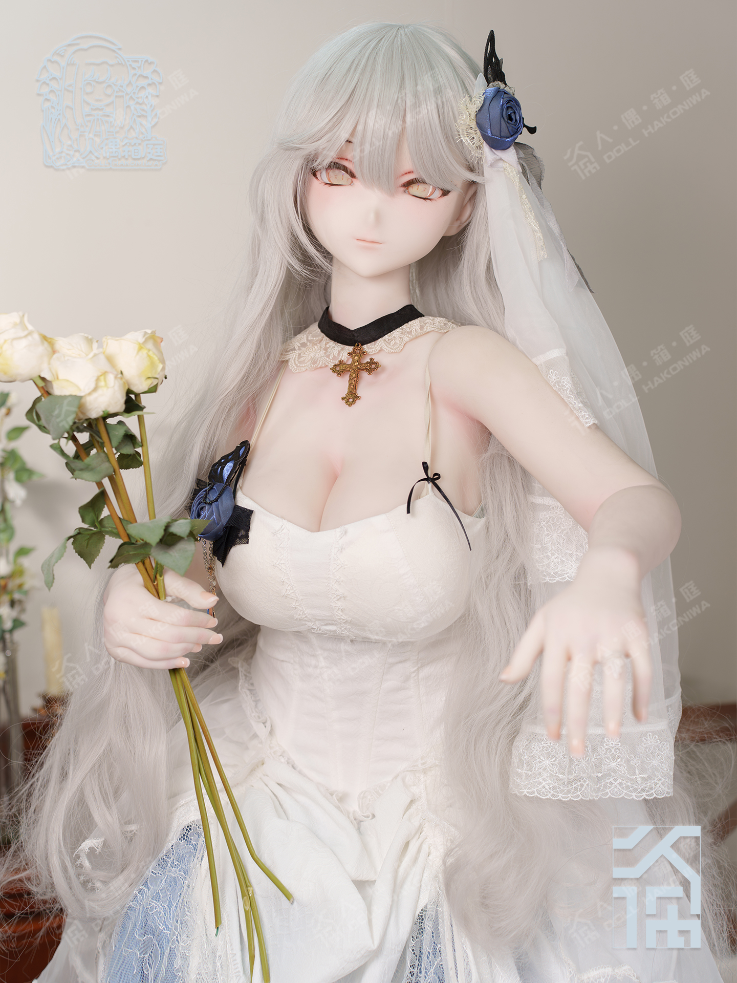 DOLL HAKONIWA Asebi ASB03 soft silicone moveable mouth ASB160 soft life-size body custom anime makeup original eye doll bjd