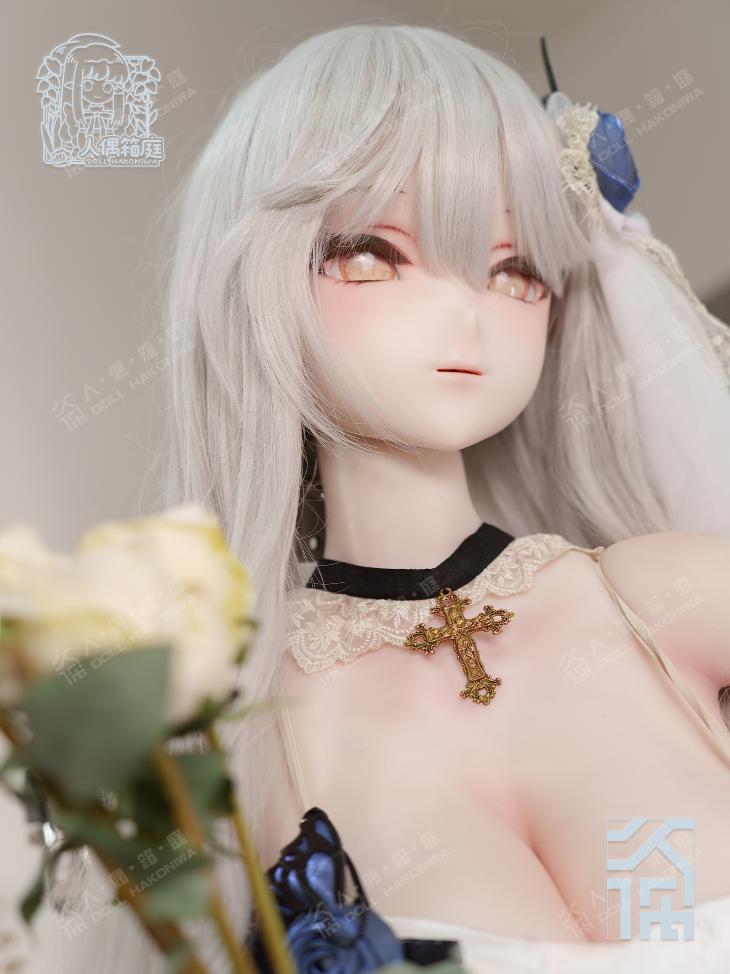 DOLL HAKONIWA Asebi ASB03 soft silicone moveable mouth ASB160 soft life-size body custom anime makeup original eye doll bjd