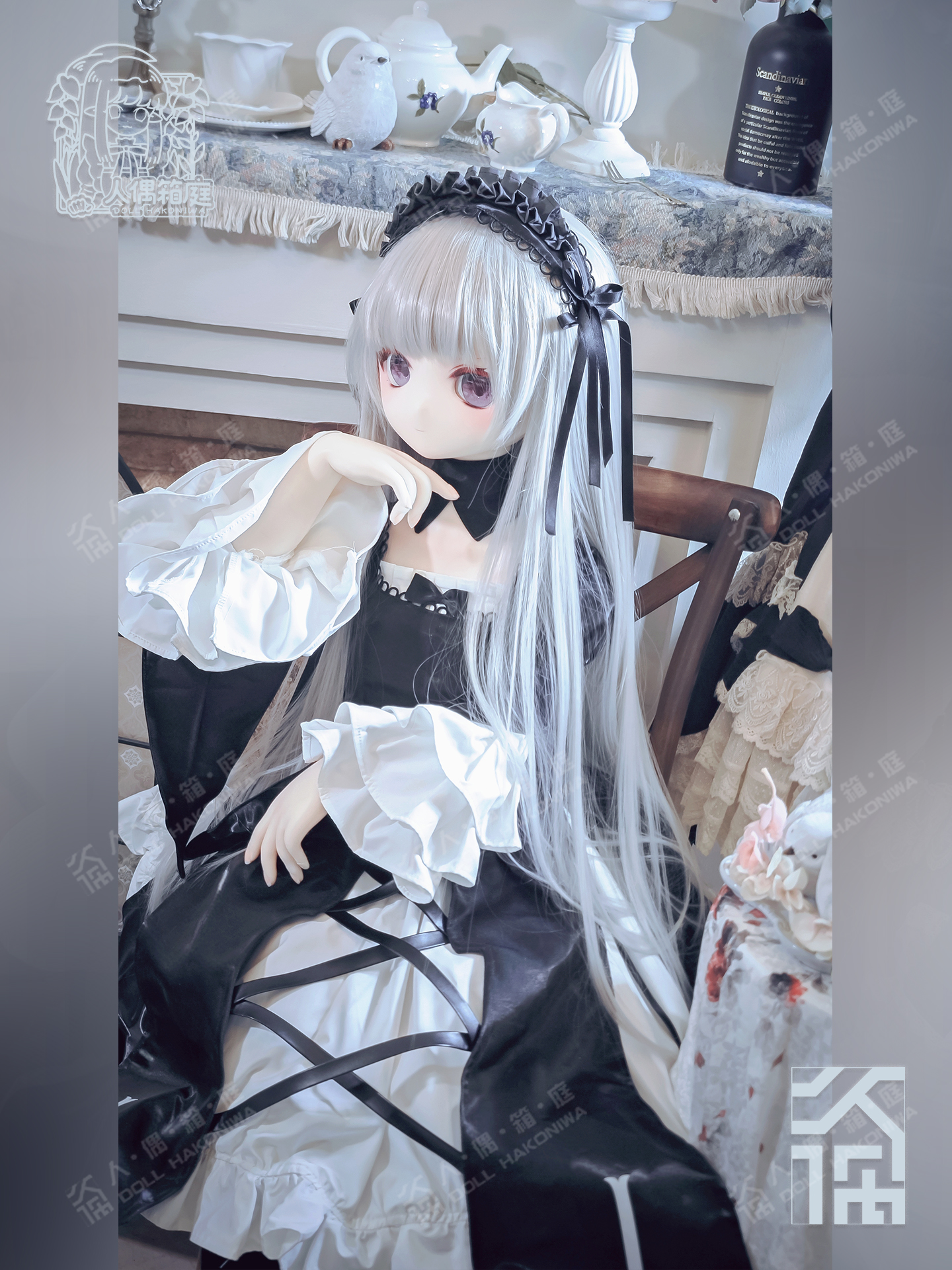 [Copy]DOLL HAKONIWA Rozen Maiden doujin cos Mercury Lampe 1:1 life sized doll figure customization anime bjd