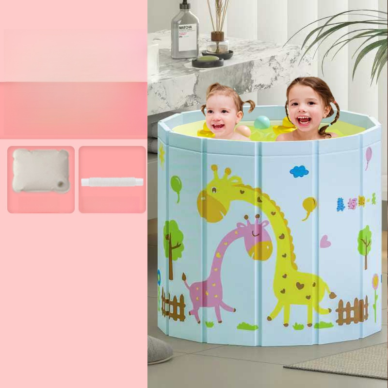 【3小時長效鎖溫】加厚折疊泡澡桶